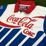 CD FAS, Men's Retro Soccer Jersey, 1987 Coca Cola, Heiman #10