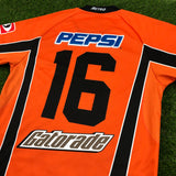 CD Aguila, Men's Retro Soccer Jersey, 2006, Brahva #16