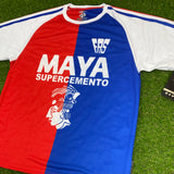 CD FAS, Men's Retro Soccer Jersey, 1984 Cemento Maya