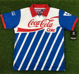 CD FAS, Men's Retro Soccer Jersey, 1987 Coca Cola, Heiman #10