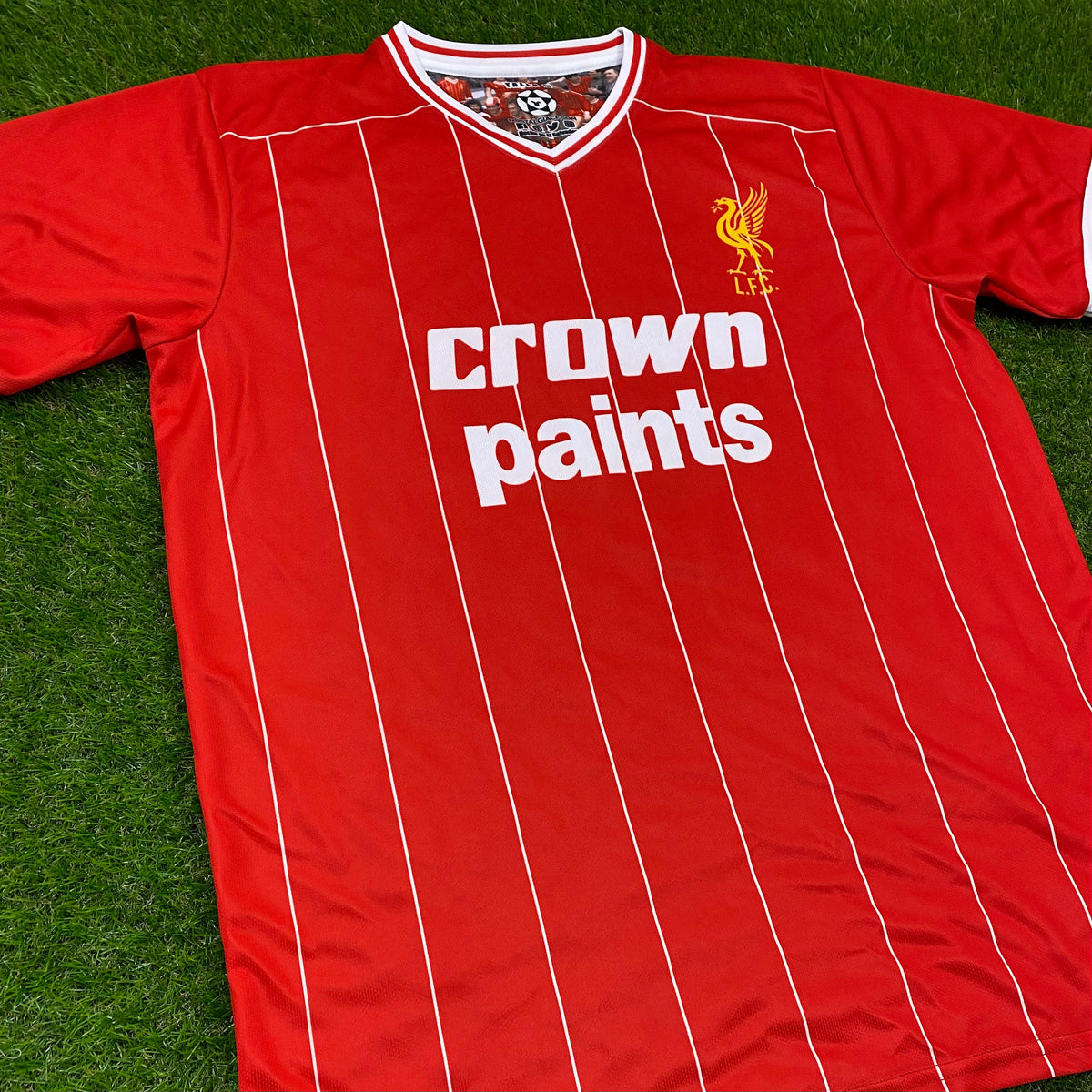 Liverpool, Men´s Retro Soccer Jersey, 1982 Crown Paint
