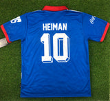 CD FAS, Men's Retro Soccer Jersey, 1987 Coca Cola, Heiman #10