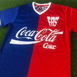 CD FAS, Men's Retro Soccer Jersey, 1986 Coca Cola #9