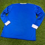 El Salvador, Men's Retro Soccer Jersey, 1982 LS Blue