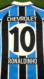 Gremio, Men's Retro Soccer Jersey, 2000 Ronaldinho #10