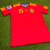España, Men's Retro Soccer Jersey, 2010 (La Roja)