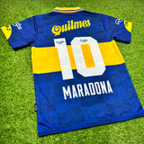 CA Boca Juniors, Men's Retro Soccer Jersey, 1995, Parmalat Maradona #10