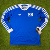 El Salvador, Men's Retro Soccer Jersey, 1982 LS Blue