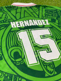 Mexico, Men´s Retro Soccer Jersey, 1998 Luis Hernandez #15