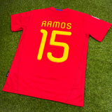 España, Men's Retro Soccer Jersey, 2010 (La Roja)