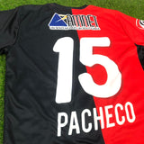 CD FAS, Men's Retro Soccer Jersey, 2008 Pacheco #15 (Black)