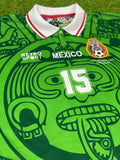 Mexico, Men´s Retro Soccer Jersey, 1998 Luis Hernandez #15