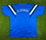 El Salvador, Men's Retro Soccer Jersey, Germany 90 Blue