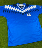 El Salvador, Men's Retro Soccer Jersey, Germany 94 Blue