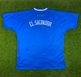 El Salvador, Men's Retro Soccer Jersey, Germany 94 Blue