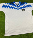 El Salvador, Men's Retro Soccer Jersey, Germany 94 White