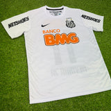 Santos FC, Men's Retro Soccer Jersey, 2011 Neymar #11