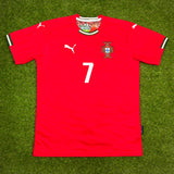 Portugal, Men's Retro Soccer Jersey, 2025, Cristiano Ronaldo # 7
