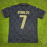 Portugal, Men's World Cup 2026 Soccer Jersey, Cristiano Ronaldo #7 (Black)