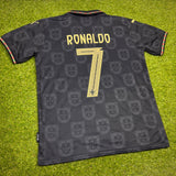Portugal, Men's World Cup 2026 Soccer Jersey, Cristiano Ronaldo #7 (Black)