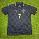 Portugal, Men's World Cup 2026 Soccer Jersey, Cristiano Ronaldo #7 (Black)
