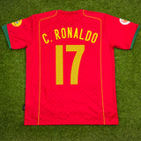 Portugal, Men's Retro Soccer Jersey, 2004, Cristiano Ronaldo #17