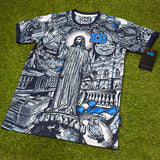 VOE El Salvador, Men's Short Sleeve Jersey, "Salvador del Mundo"
