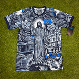 VOE El Salvador, Men's Short Sleeve Jersey, "Salvador del Mundo"