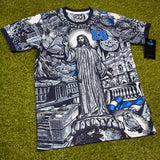 VOE El Salvador, Men's Short Sleeve Jersey, "Salvador del Mundo"