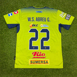 Santa Tecla FC, Mens Retro Soccer Jersey, Abreu 2016