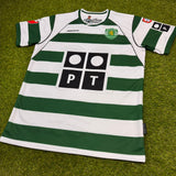 Sporting de Lisboa Men's Retro Soccer Jersey, 2001, Cristiano Ronaldo #28