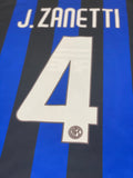Inter de Milan, Men´s Retro Soccer Jersey, 2009-2010, Zanetti #4