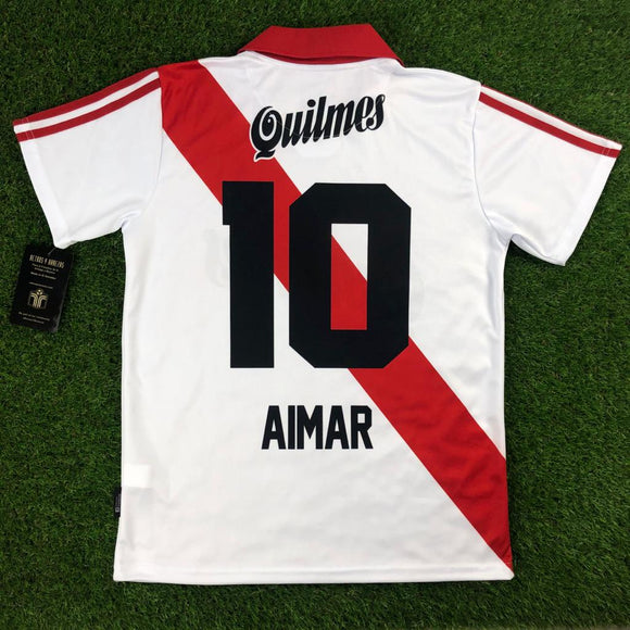 River Plate, Men´s Retro Soccer Jersey, 1999 Aimar #10