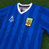 Argentina, Men's Retro Soccer Jersey, 1986, Maradona #10 (Visita)