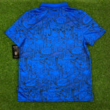 VOE El Salvador, Men's Short Sleeve Polo Jersey, City - Blue