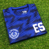 VOE El Salvador, Men's Short Sleeve Jersey, Stress Blue