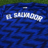 VOE El Salvador, Men's Short Sleeve Jersey, Stress Blue