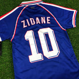 Francia, Men´s Retro Soccer Jersey, 1998 Zidane #10