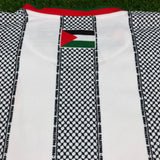 Palestine (Palestina), Men's Short Sleeve Soccer Jersey - Black Stripes