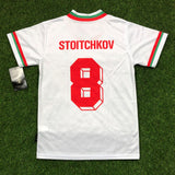 Bulgaria, Men's Retro Soccer Jersey, 1994, Stoitchkov #8