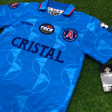 Alianza FC, Men's Retro Soccer Jersey, 1996 Cristal Visita, Lugo #16