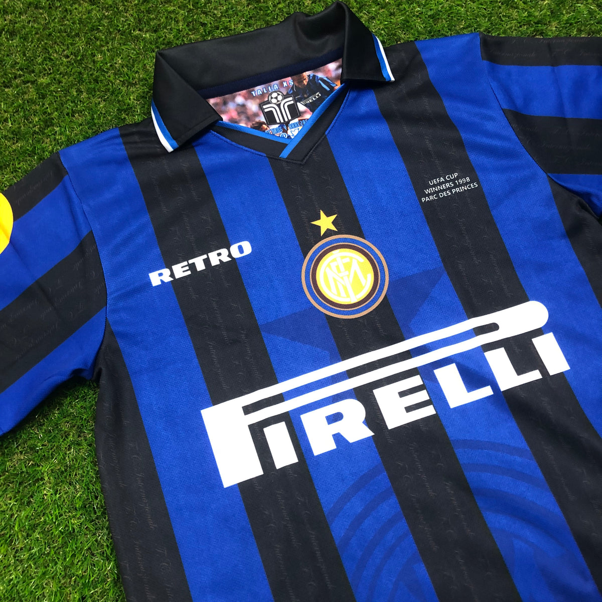 Inter de Milan, Men´s Retro Soccer Jersey, 1999 Ronaldo #10 ...
