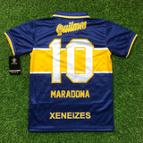 CA Boca Juniors, Men's Retro Soccer Jersey, 1997, Maradona #10