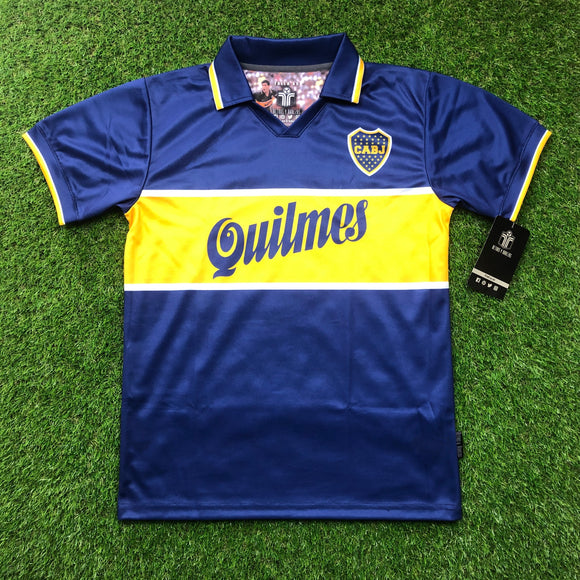 CA Boca Juniors, Men's Retro Soccer Jersey, 1997, Maradona #10