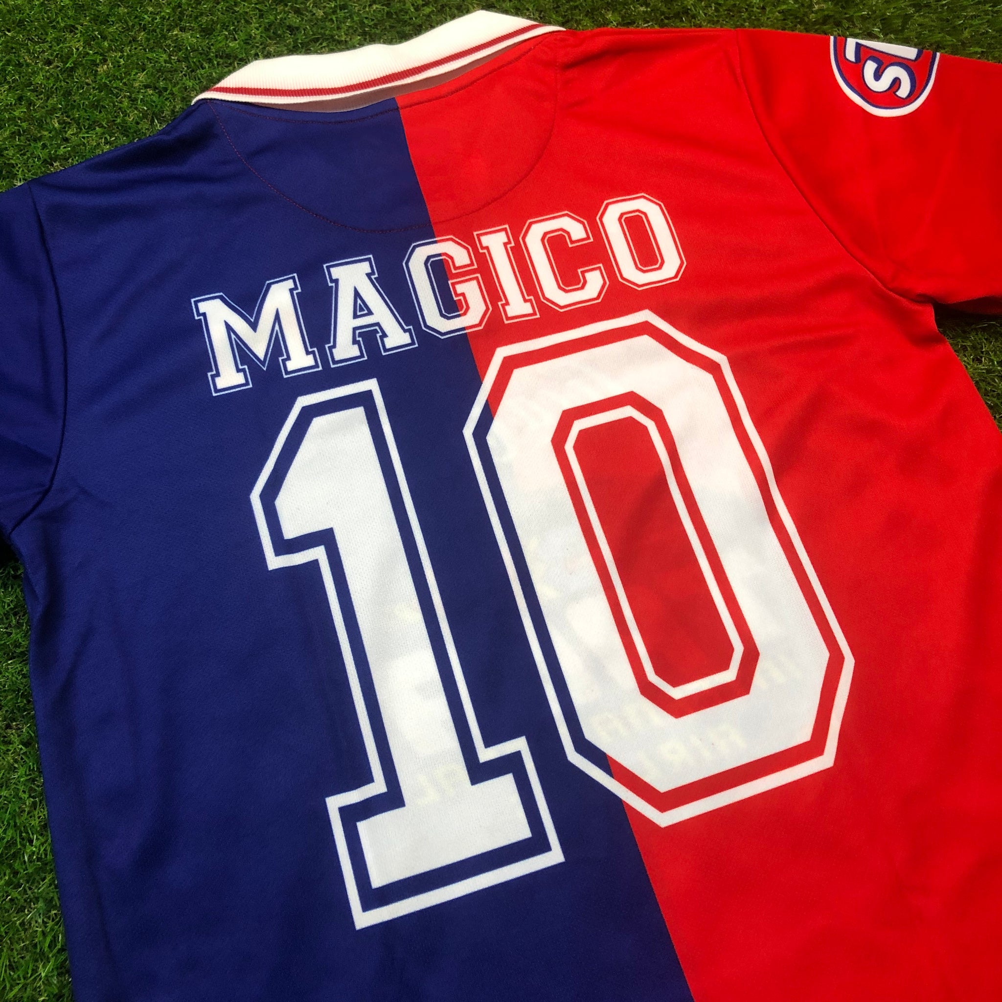 Magico Gonzalez 10 C.D. FAS Red/Blue Soccer Jersey — BORIZ