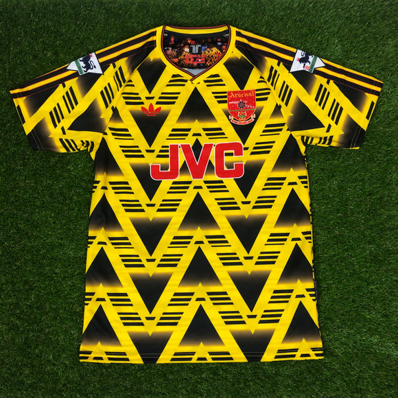 Arsenal, Men's Retro Soccer Jersey,  1991-93, Banana