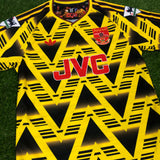 Arsenal, Men's Retro Soccer Jersey,  1991-93, Banana