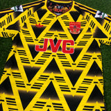 Arsenal, Men's Retro Soccer Jersey,  1991-93, Banana