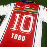 LA Firpo Mens Retro Soccer Jersey, 1998 Pepsi, Raul Toro #10