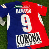 CD FAS, Men's Retro Soccer Jersey, 2005 Corona, Bentos #9